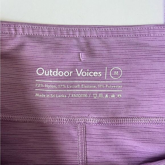 Outdoor Voices TechSweat™ 7/8 Legging Purple Medium - Picture 3 of 7